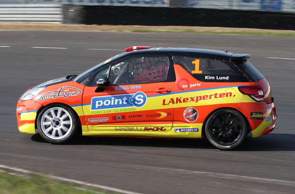 Kim Lund vinder sit første løb i år
(Foto: Motorsporten.dk)